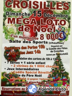 Photo du loto Mega loto de noël à croisilles