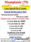 Photo Méga Loto spécial fin d'année cartes Kdo à Saint-Christophe-sur-Roc