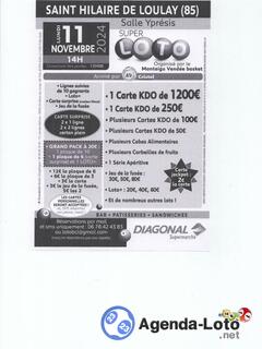 Photo du loto MEGA LOTO St Hilaire de Loulay(Grand Pack Loto) Cristel