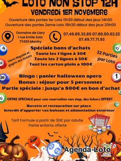 Photo du loto Megaloto d'halloween non stop 12h