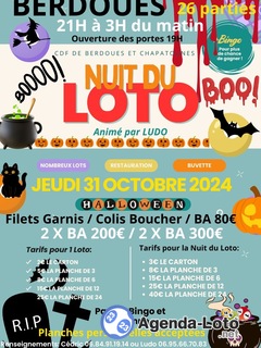 Photo du loto Nuit du loto 26 parties