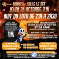 Photo nuit du loto Halloween au SET TARBES à Tarbes