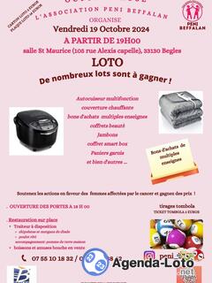 Photo du loto OCTOBRE ROSE: Loto de l'association PENI BEFFALAN