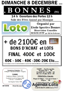 Photo du loto Par l'ESB FOOT Bonnes par Monique