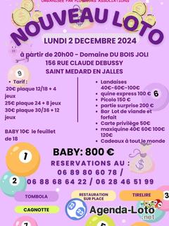 Photo du loto Prochainement Nouveau loto à saint Médard en Jalles