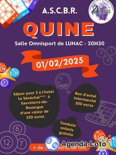 Photo du loto Quine a.s.c.b.r.