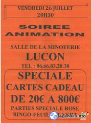 Photo du loto Soirée Animation Loto Spéciale Carte Cadeau