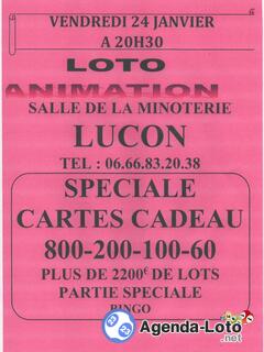 Photo du loto Soirée Animation Loto Spéciale Carte Cadeau