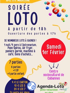 Photo du loto Soirée loto