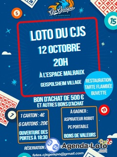 Photo du loto Soirée loto du basket