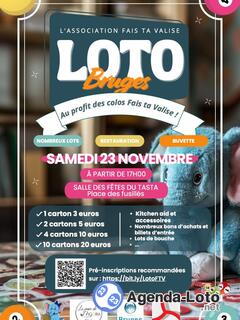 Photo du loto Soirée LOTO - Fais ta Valise