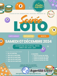 Photo du loto Soirée Loto de Noel - Bons d’achats