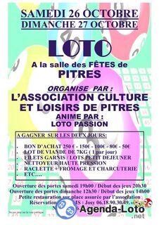 Photo du loto Sports et loisirs anime par loto passion