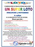 Photo SUPER LOTO le 03 novembre 2024 à Nyons