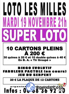 Photo du loto Super loto