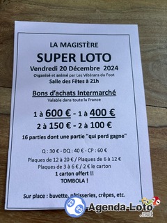 Photo du loto Super loto