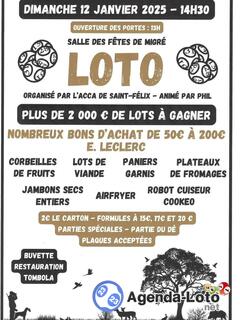 Photo du loto Super loto acca saint felix