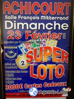 Photo du loto Super loto à achicourt