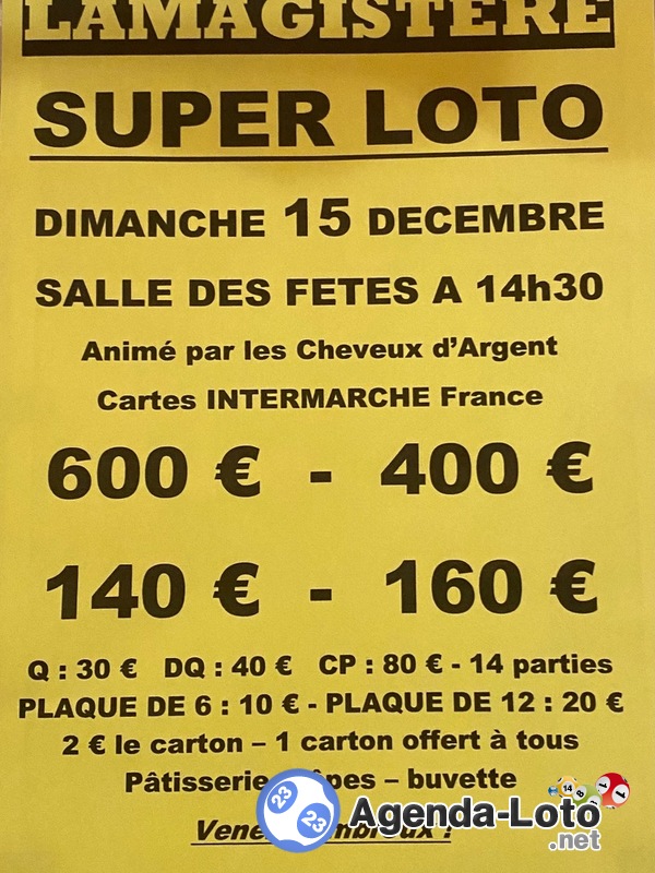 Super loto des aînés les cheveux d argent