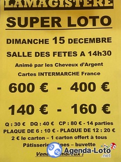 Photo du loto Super loto des aînés les cheveux d argent