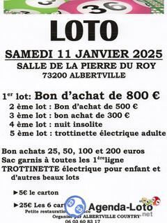 Photo du loto Super loto albertville country