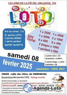 Photo du loto Super loto ( les amis de la pêche )