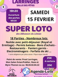 Photo du loto SUPER LOTO des AMsoeurs du Léman