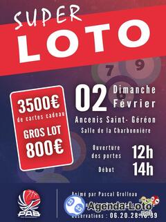 Photo du loto SUPER LOTO - Ancenis Saint-Géréon