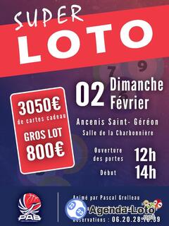 Photo du loto SUPER LOTO - Ancenis Saint-Géréon