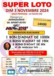 Photo du loto Super loto animation Jean-Marie