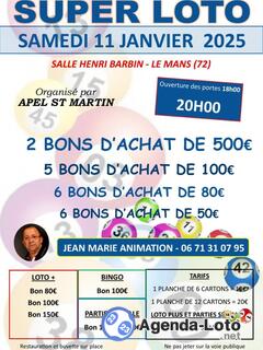 Photo du loto Super loto animation JEAN MARIE