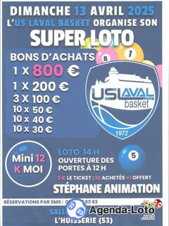 Photo du loto Super Loto Animation stéphane