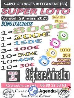 Photo du loto Super Loto Animation stéphane