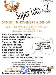 Photo du loto super loto animé par Albert