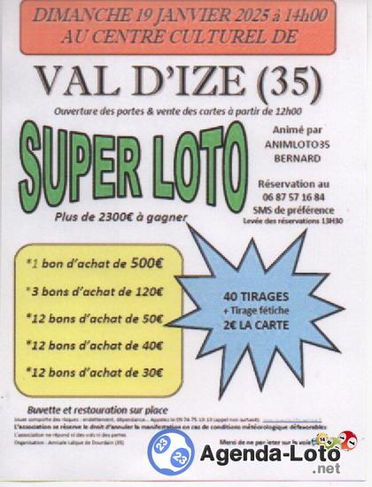 Super loto animé par animloto35 bernard