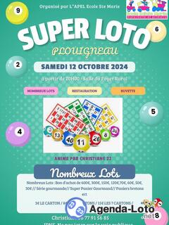 Photo du loto Super Loto animé par Christiane 22