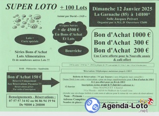 Photo du loto Super Loto Animé par David JAD