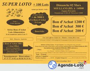 Photo du loto SUPER LOTO animé par David jad