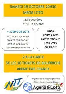 Photo du loto Super Loto animé par Franck