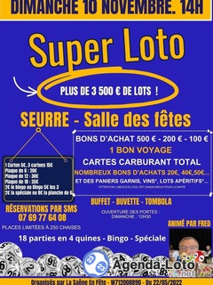 Photo du loto Super loto animé par Fred