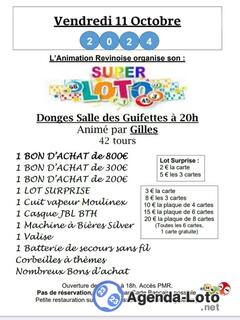 Photo du loto Super Loto animé par Gilles