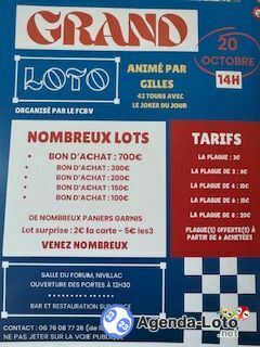 Photo du loto super loto animé par GILLES