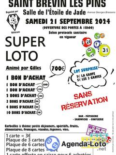 Photo du loto SUPER LOTO animé par Gilles