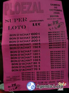 Photo du loto Super Loto animé par Luc