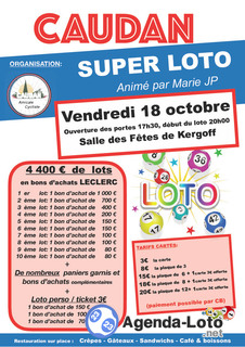 Photo du loto Super loto animé par MariJP