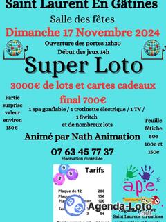 Photo du loto Super loto Animé par Nath Animation