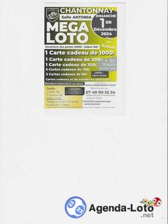 Photo du loto super loto animé par Nathalie 90 TIRAGES