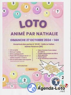 Photo du loto super loto animé par Nathalie 90 TIRAGES