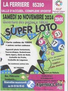 Photo du loto super loto animé par Nathalie 90 TIRAGES