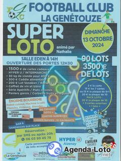 Photo du loto super loto animé par Nathalie 90 TIRAGES